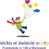 Logo programu Dziecko w świecie wartości, realizowanego w Przedszkolu nr 148 w Warszawie